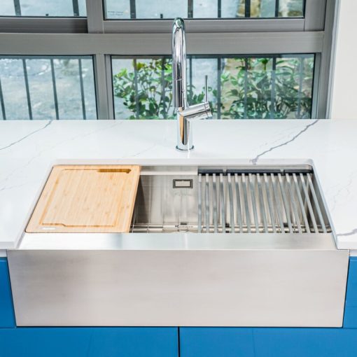 CHẬU RỬA CHÉN BÁT KONOX WORKSTATION APRON SINK KN8051AS Retta - 7