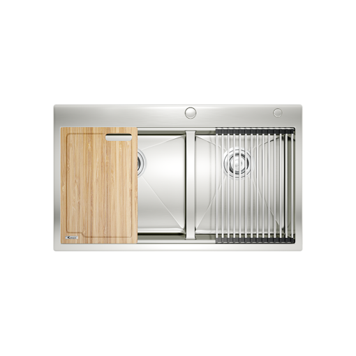 CHẬU RỬA CHÉN BÁT KONOX WORKSTATION APRON SINK KN8751DA Retta - 1