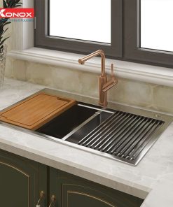 CHẬU RỬA CHÉN BÁT KONOX WORKSTATION TOPMOUNT SINK KN8250TD - 14 CHẬU RỬA CHÉN BÁT KONOX WORKSTATION TOPMOUNT SINK KN8250TD - 13