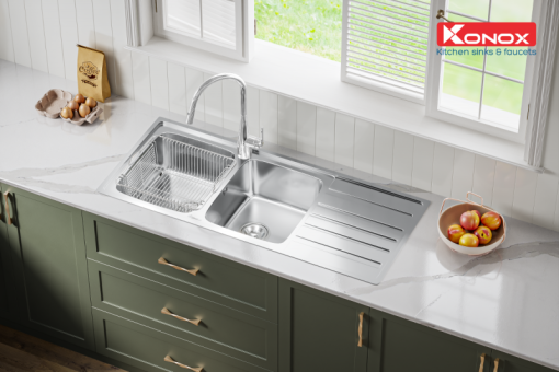 CHẬU RỬA CHÉN BÁT KONOX EUROPEAN ARTUSI KS11650 1D - 7