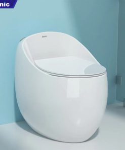 Bồn cầu trứng ENIC E10 lưng bầu - trắng
