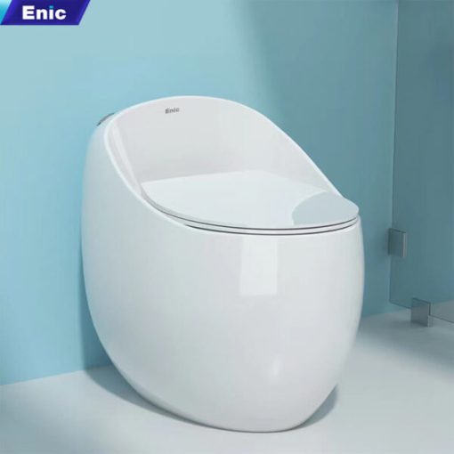 Bồn cầu trứng ENIC E10 lưng bầu - trắng - 1