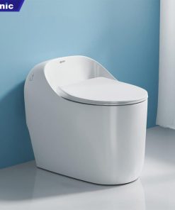 Bồn cầu trứng Enic E10 lưng thẳng - trắng