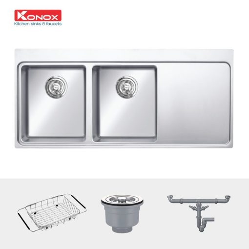 CHẬU RỬA CHÉN BÁT KONOX TURKEY SINK MIRO 1160 - 5