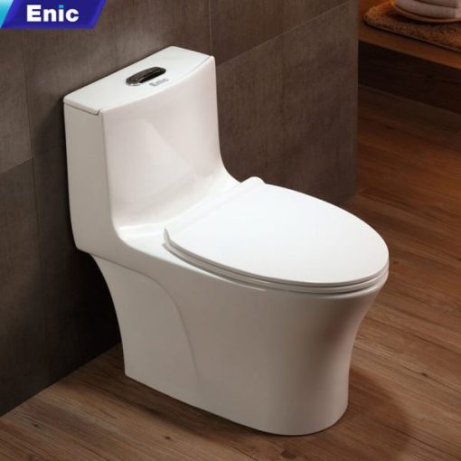 Bồn cầu Enic N02 lưng cong - trắng - 1