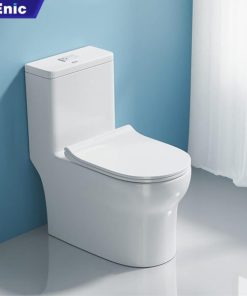 Bồn cầu Enic N02 lưng thẳng - trắng