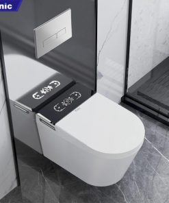 Bồn cầu thông minh treo tường Enic Smart H03 (Nút điều khiển nâng cấp)