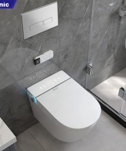 Bồn cầu thông minh treo tường Enic Smart H03 (Nút điều khiển tròn)