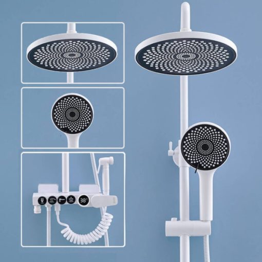 Bộ sen tắm thông minh Enic KD - TRÒN LED - 1