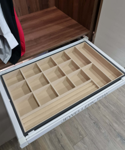 Khay đựng trang sức Hafele 800mm màu trắng 807.95.803