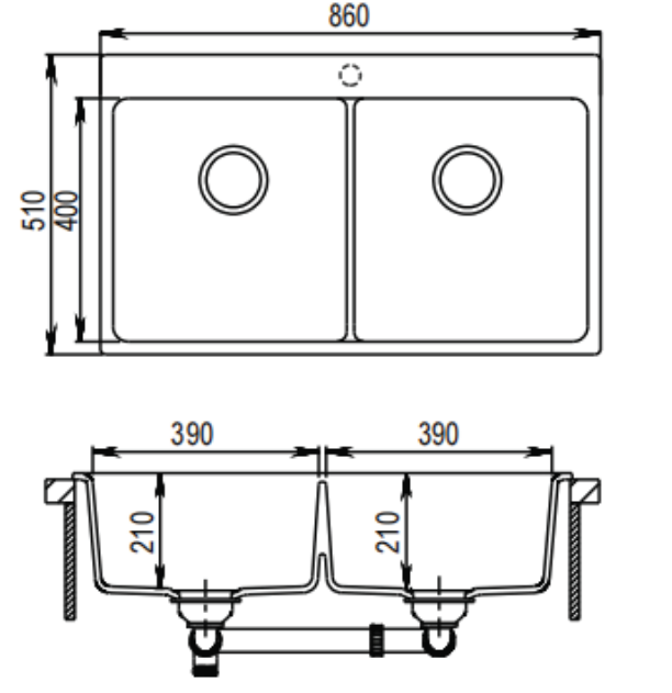 Chậu đá Maadela MDS-A8651B