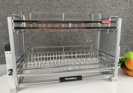 Giá bát đĩa nâng hạ Inox 304 tủ bếp trên Maadela MP-G30-2.80 - 5