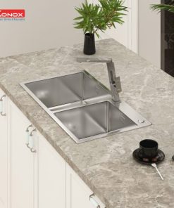 CHẬU RỬA CHÉN BÁT KONOX OVERMOUNT SINK KN8245DO - 14 CHẬU RỬA CHÉN BÁT KONOX OVERMOUNT SINK KN8245DO - 13