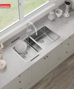 CHẬU RỬA CHÉN BÁT KONOX TOPMOUNT UNICO 8850 - 18 CHẬU RỬA CHÉN BÁT KONOX TOPMOUNT UNICO 8850 - 17