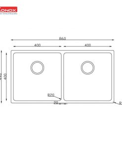 CHẬU RỬA CHÉN BÁT KONOX TURKEY VIGO 8644 - 15