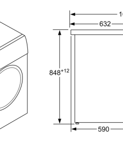 MÁY GIẶT CỬA TRƯỚC BOSCH SERIE 6 WAT24480SG 8KG 1200RPM - 12 MÁY GIẶT CỬA TRƯỚC BOSCH SERIE 6 WAT24480SG 8KG 1200RPM - 11