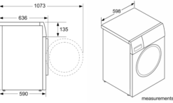MÁY GIẶT SẤY BOSCH SERIE 6 WNA254U0SG 10/6KG 1400RPM ANTISTAIN - 50 MÁY GIẶT SẤY BOSCH SERIE 6 WNA254U0SG 10/6KG 1400RPM ANTISTAIN - 49