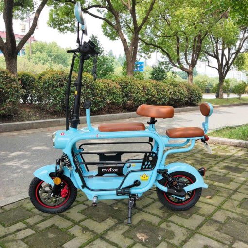 XE ĐẠP ĐIỆN LIHAZE MÀU XANH - 7