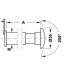 Mắt thần màu đen Hafele 959.00.150 - 5