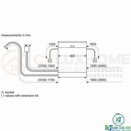 MÁY RỬA BÁT BOSCH ĐỘC LẬP SMS88TI03E SERIE 8 SẤY ZEOLITH - 13