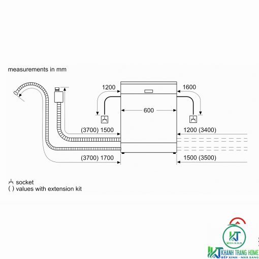 MÁY RỬA BÁT BOSCH ÂM TỦ SMV68TX06E SERIE 6 SẤY ZEOLITH - 15