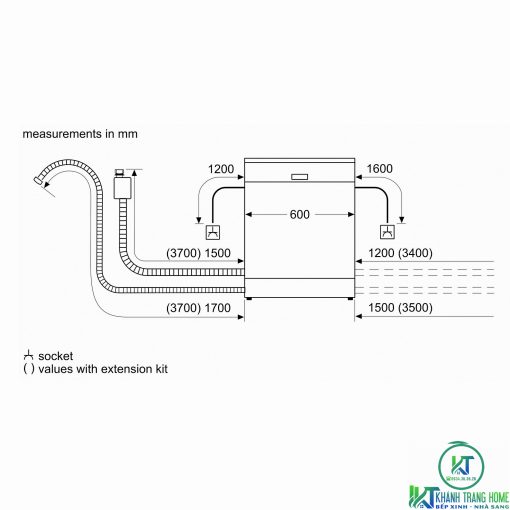 MÁY RỬA BÁT BOSCH ÂM TỦ SMV8YCX01E SERIE 8 SẤY ZEOLITH - 15