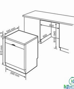 MÁY RỬA BÁT BOSCH ĐỘC LẬP SMS46NI05E SERIE 4 13 BỘ - 15