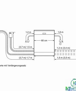 MÁY RỬA BÁT BOSCH ĐỘC LẬP SMS46NI05E SERIE 4 13 BỘ - 17
