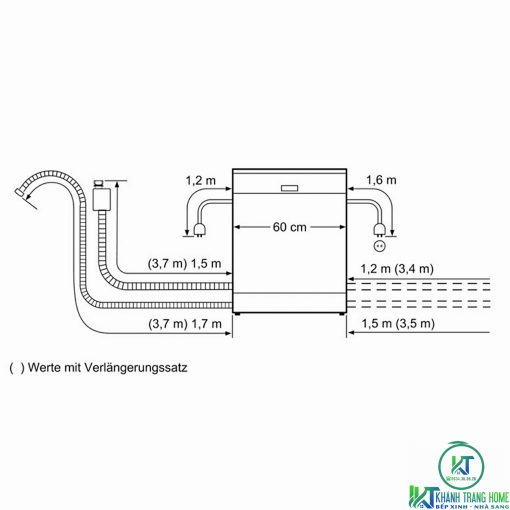 MÁY RỬA BÁT BOSCH ĐỘC LẬP SMS46NI05E SERIE 4 13 BỘ - 9