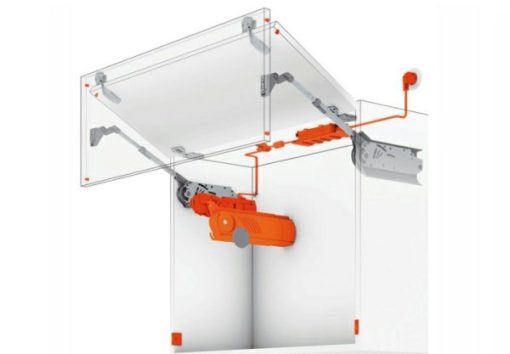 Tay nâng điện Blum AVENTOS HF Màu Xám 372.94.037 - 1