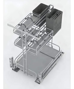 Rổ kéo để chai lọ OMERO MULTI Hafele 300mm 595.00.803 - 13 Rổ kéo để chai lọ OMERO MULTI Hafele 300mm 595.00.803