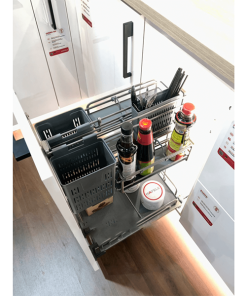 Rổ kéo để chai lọ OMERO MULTI Hafele 300mm 595.00.803 - 15 Rổ kéo để chai lọ OMERO MULTI Hafele 300mm 595.00.803