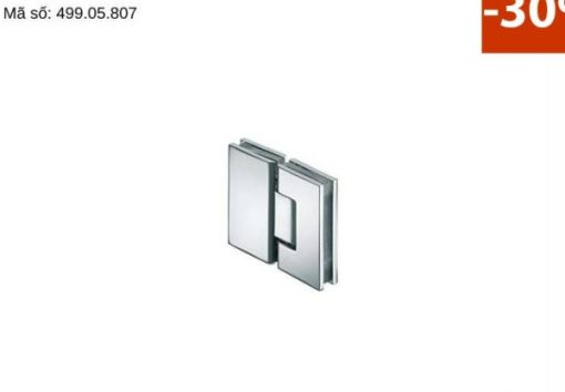 Bản lề kính – kính 180 độ DIY Hafele 499.05.807 - 1