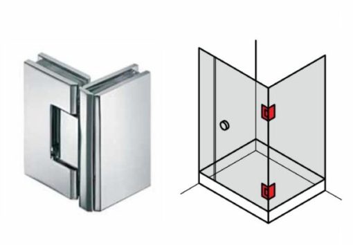 Bản lề kính – kính Häfele 90 độ 981.00.532 - 1