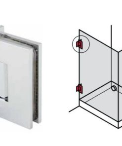 Bản lề kính – tường 90 độ Hafele 981.00.502