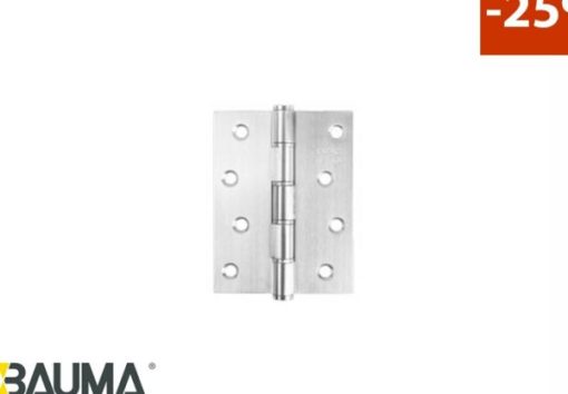 Bản lề lá BAUMA Inox mờ (304) 102x76x2.5mm 926.20.346 - 1