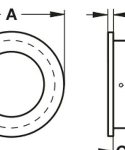 Tay nắm âm 50x40mm 155.01.490 - 6 Tay nắm âm 50x40mm 155.01.490 - 5