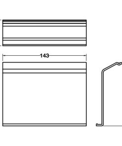 Kệ treo máy tính bảng Hafele 523.00.320 - 6 Kệ treo máy tính bảng Hafele 523.00.320 - 5