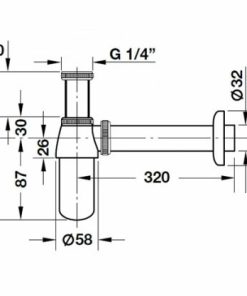 Ống xả thải Zinc màu chrome 495.61.239 - 6 Ống xả thải Zinc màu chrome 495.61.239 - 5