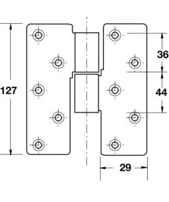 Bản lề trục giữa Häfele 926.51.009 - 5