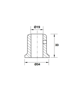 Bas giữ thanh treo gắn tường Hafele 981.52.791 - 6 Bas giữ thanh treo gắn tường Hafele 981.52.791 - 5