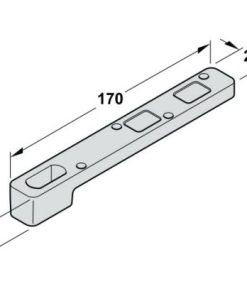 Bas kẹp dưới Häfele 932.84.900 - 6 Bas kẹp dưới Häfele 932.84.900 - 5