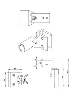 Bas nối thanh treo BAUMA 981.77.996 - 5