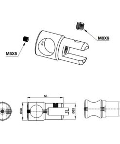 Bas nối thanh treo BAUMA 981.77.988 - 6 Bas nối thanh treo BAUMA 981.77.988 - 5