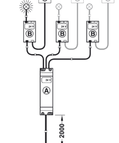 Bộ chia 3 với đầu cấm công tắc 833.77.723 - 6 Bộ chia 3 với đầu cấm công tắc 833.77.723 - 5