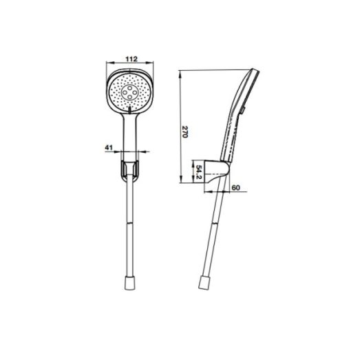 Bộ sen tay Self-clean S 3 chức năng 485.60.627 - 3