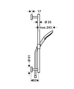 Bộ sen tay có thanh trượt Raindance Select S 120 589.52.673 - 10 Bộ sen tay có thanh trượt Raindance Select S 120 589.52.673 - 9