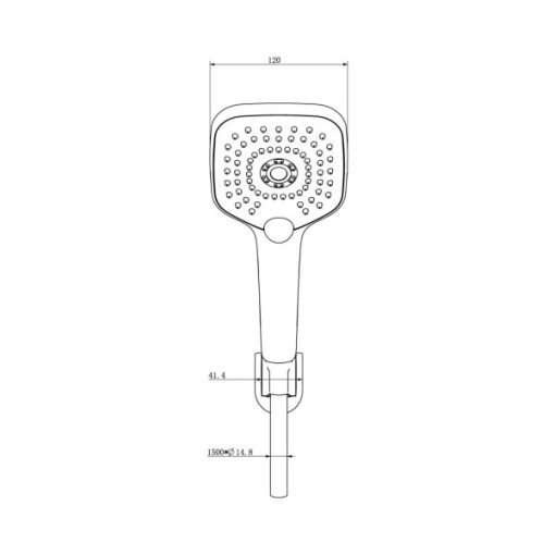 Bộ sen tay Airsense Hafele 589.23.300 - 5