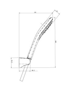 Bộ sen tay Airsense Hafele 589.23.300 - 7