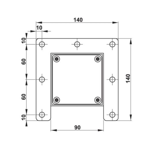 Bộ âm cho bộ trộn bồn tắm đặt sàn 589.10.199 - 5